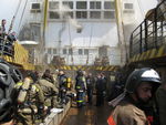 Пожар на траулере Баженовск 17.05.2011