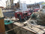 Пожар на траулере Баженовск 17.05.2011